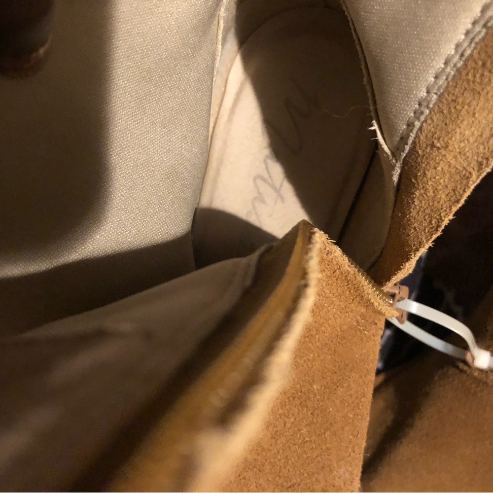 Matisse Yellow Suede Pointed Ankle Booties - Picture 5 of 9